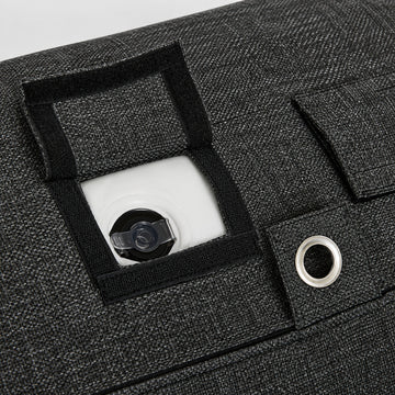 Air valve on the Poolboy Floata-Long in Dusk charcoal.