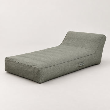Poolboy Floata-Long in Mist grey, three-quarter view.