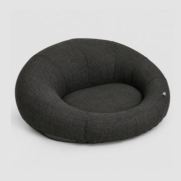 Poolboy Floata-Round in Dusk charcoal, three-quarter view.