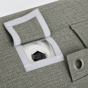 Air valve on the Poolboy Floata-Round in Mist grey.
